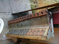 The console of the machine, sans levers.