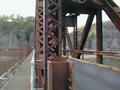 Close-up of cut support for east side approach.