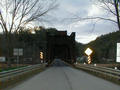 View looking west across span from the east bank.