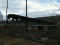 South side of span from west bank. Again, approach has been removed.