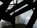 Looking up at the upper deck at the west end.