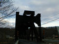 Looking at the west end of the span, view east.