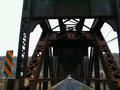 Looking east from the west end of the span.