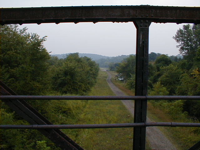 View east off overpass in Bulger