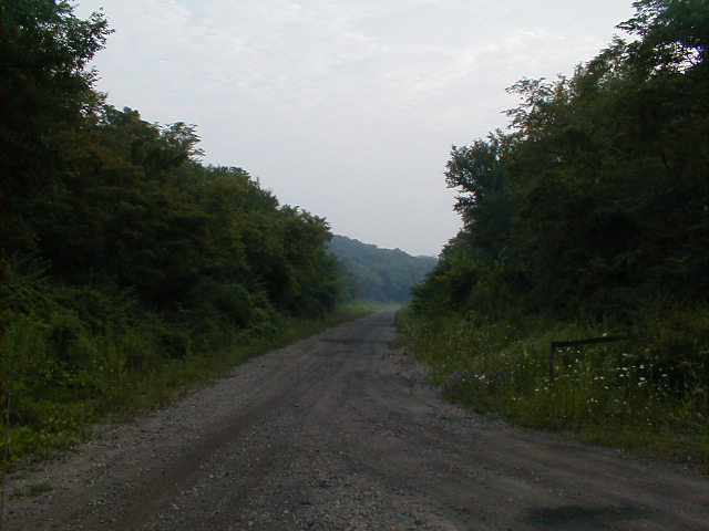 View west from same crossing