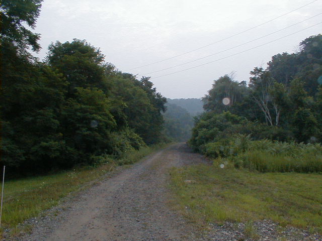 View looking west from same crossing