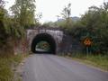 View looking south toward underpass at Hanlin Station (40.36765N 40.46696W)
